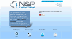 Desktop Screenshot of np-engineering.co.uk